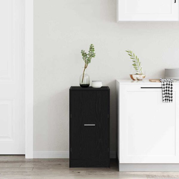 vidaXL Apoteka za pohranu Crni hrast 40 x 41 x 77.5 cm