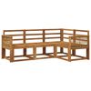 vidaXL Set vanjskih sofa 4 pcs Prirodna Čvrsto drvo akacije