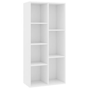 vidaXL Ormarić za knjige bijeli 50 x 25 x 106 cm od konstruiranog drva