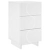 vidaXL Noćni ormar Bijela 33,5 x 34,5 x 60 cm Konstruirano drvo