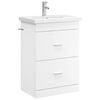 vidaXL Set namje&scaron;taja za kupaonicu Bijela 61 x 40 x 84,5 cm
