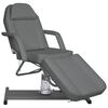 vidaXL Masažni stol sivi 180 x 62 x (87 - 112) cm