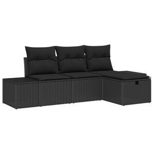 vidaXL Set sofe 4 kom. poliratan