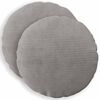 vidaXL Presvlaka za jastuk 2 pcs HEERLEN Svjetlosiva &Oslash; 50 cm Kord