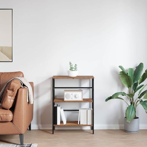 vidaXL Polica Staro drvo 60 x 29,5 x 81 cm Konstruirano drvo