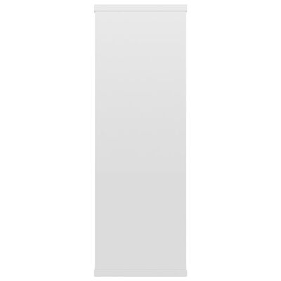 vidaXL Zidne police visoki sjaj bijele 104 x 20 x 58,5 cm od iverice