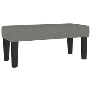 vidaXL Klupa tamnosiva 70 x 30 x 30 cm od tkanine