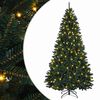 vidaXL Umjetno božićno drvce s nogom 210 cm 400 LED lampica