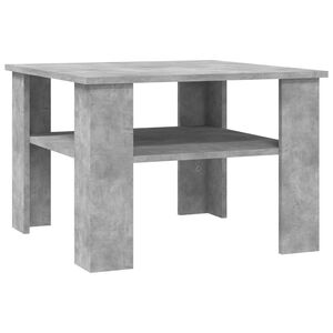 vidaXL Stolić za kavu siva boja betona 60x60x42 cm konstruirano drvo