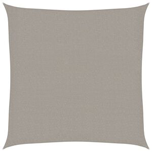 vidaXL Jedro protiv sunca 160 g/m&sup2; četvrtasto svjetlosivo 3 x 3 m HDPE