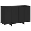 vidaXL Komoda crna 120 x 41 x 75 cm konstruirano drvo