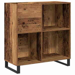 vidaXL Ormar za ploče Staro drvo 84,5 x 38 x 89 cm Konstruirano drvo
