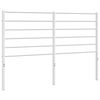 vidaXL Metalno zamjensko uzglavlje bijelo 135 cm