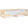 vidaXL Dnevni krevet na izvlačenje masivna borovina 2x(80x200) cm