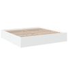 vidaXL Okvir za krevet bijeli 200 x 200 cm od konstruiranog drva