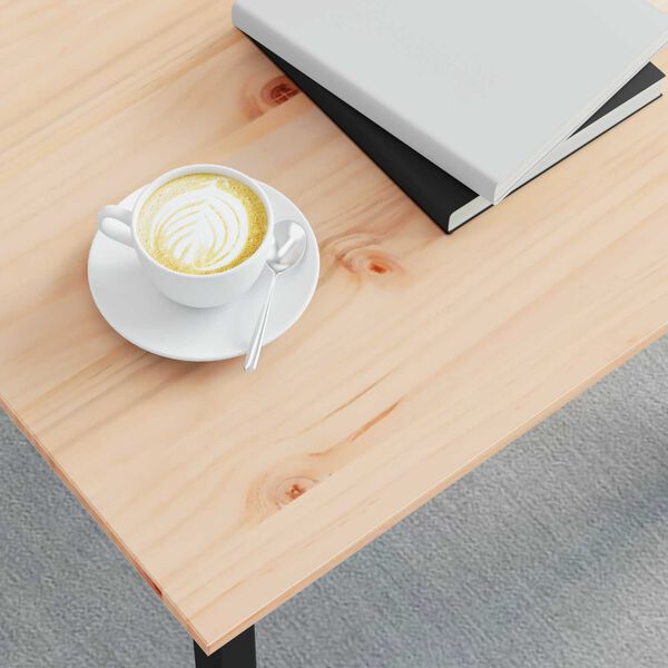 vidaXL Kava Stol Prirodna 40 x 40 x 36 cm Čvrsto borovo drvo