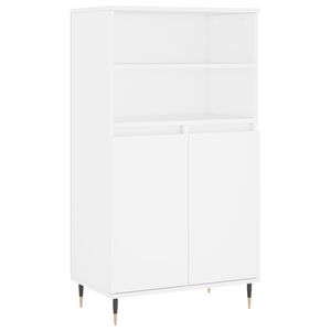 vidaXL Visoka komoda bijela 60x36x110 cm od konstruiranog drva