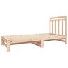 vidaXL Dnevni ležaj na izvlačenje 2 x (90x190) cm od masivne borovine