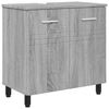 vidaXL Toaletna jedinica Siva Sonoma 60 x 35 x 60 cm Konstruirano drvo