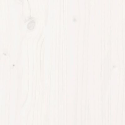 vidaXL 3-dijelna vrtna garnitura od masivne borovine bijela