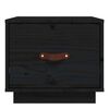 vidaXL Noćni ormarići 2 kom crni 40 x 34 x 35 cm od masivne borovine
