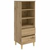 vidaXL Highboard Hrast artisan 40 x 36 x 110 cm Konstruirano drvo
