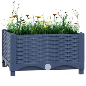vidaXL Povi&scaron;ena gredica 40 x 40 x 23 cm od polipropilena