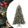 vidaXL Umjetno božićno drvce Zelena 120 cm PVC, Plastika i Čelik