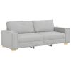 vidaXL Trosjed/Kauč/Samostojeća Sofa Oblačno Siva 220x78x84 cm Tkanina