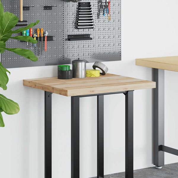 vidaXL Ploča za radni stol neobrađena 80x60x4 cm od bagremovog drva