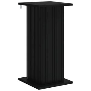 vidaXL Stalak za biljke Crna 30,5 x 30 x 60,5 cm Konstruirano drvo