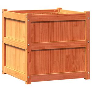 vidaXL Vrtna sadilica vo&scaron;tano smeđe boje 60 x 60 x 60 cm od borovine