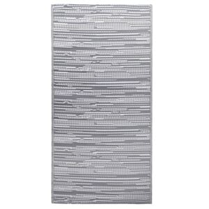 vidaXL Vanjski tepih ARAKIL sivi 120 x 180 cm PP