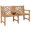 vidaXL Vrtna klupa 150 x 60 x 90 cm Čvrsto teak drvo
