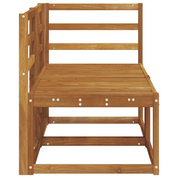 vidaXL Vanjski srednji i kutni kauč 2 Komad Prirodna