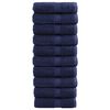 vidaXL Premium ručnici za goste SOLUND 10 kom. tamnoplave boje 30x50 cm 600 g/m&sup2;