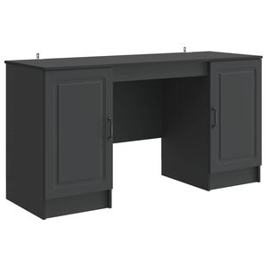 vidaXL Stol Crna 142,5 x 50 x 75 cm Konstruirano drvo