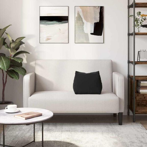 vidaXL Jastuk za leđa Crna 45 x 20 x 35 cm Kordura tekstil