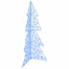 vidaXL Božićno drvce s 160 LED svjetlima Plava 150 cm Akril