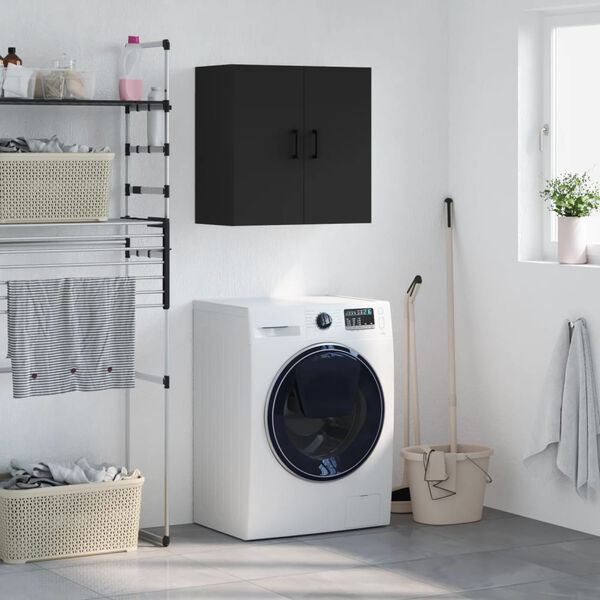 vidaXL Zidni ormarić crni 60 x 31 x 60 cm od konstruiranog drva