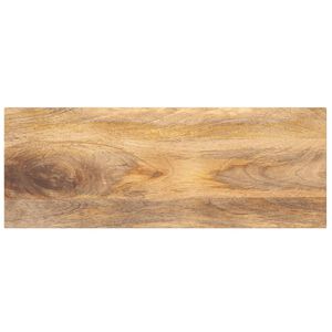 vidaXL Stolna ploča 80x20x2,5 cm pravokutna masivno drvo manga