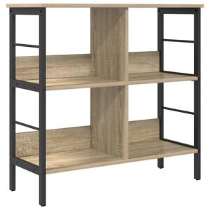 vidaXL Polica 4 razina 82 x 32 x 79 cm Konstruirano drvo Sonoma hrast