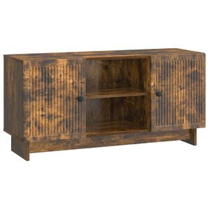 vidaXL TV ormar 102 x 34,5 x 50 cm Dimljeni hrast Konstruirano drvo