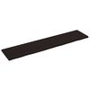 vidaXL Kupaonska radna ploča tamnosmeđa 220x50x(2-4) cm tretirano drvo