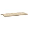 vidaXL Jastuk za vrtnu klupu bež 120 x 50 x 7 cm od tkanine Oxford