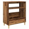 vidaXL Stalak za gramofon Staro drvo 71 x 39,5 x 83 cm