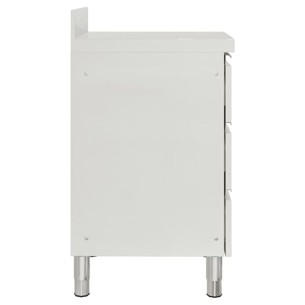 vidaXL Komercijalni kuhinjski ormarići s 3 ladice 2 kom 50x60x96 cm