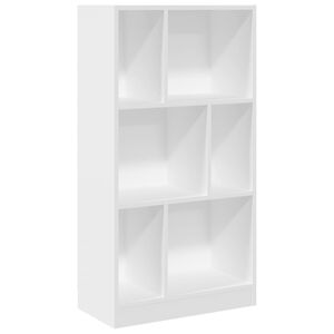 vidaXL Regal za knjige bijeli 57 x 28,5 x 107,5 cm konstruirano drvo