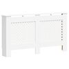 vidaXL Pokrov za radijator bijeli 152 x 19 x 81,5 cm MDF