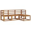 vidaXL Set vanjskih sofa s jastukom 4 pcs Prirodna i krem